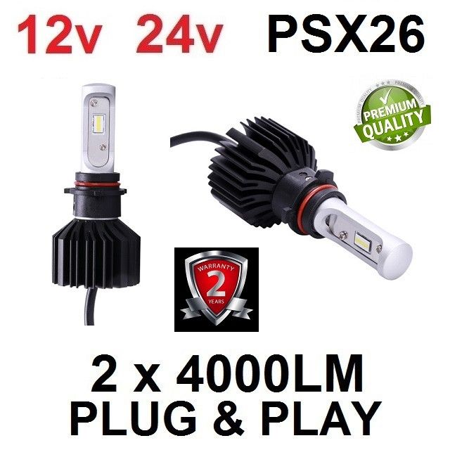 PSX26 - H28W SET LUMILED ZES chip 8000LM ATOM-series Beograd Zemun